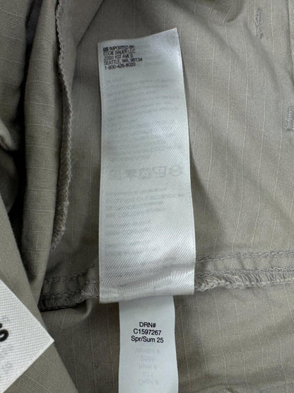 NWT Eddie Bauer Women's Ripstop Shorts Size 4 Beige Outdoor Hiking Travel B2246