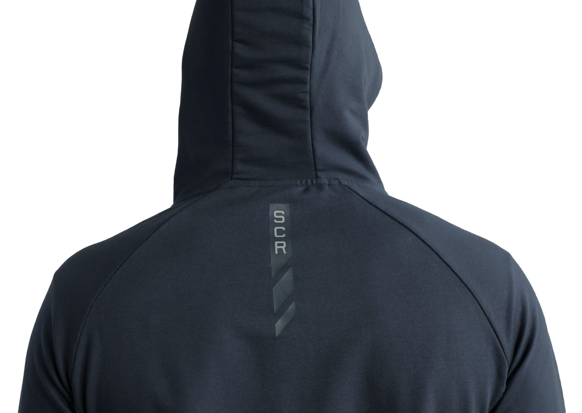 SCR Sportswear Men's All-Day Comfort Full-Zip Hooded Sweatshirt