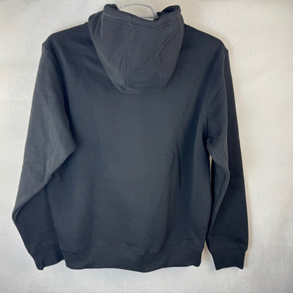 Back view of CAT hoodie on a white background size m