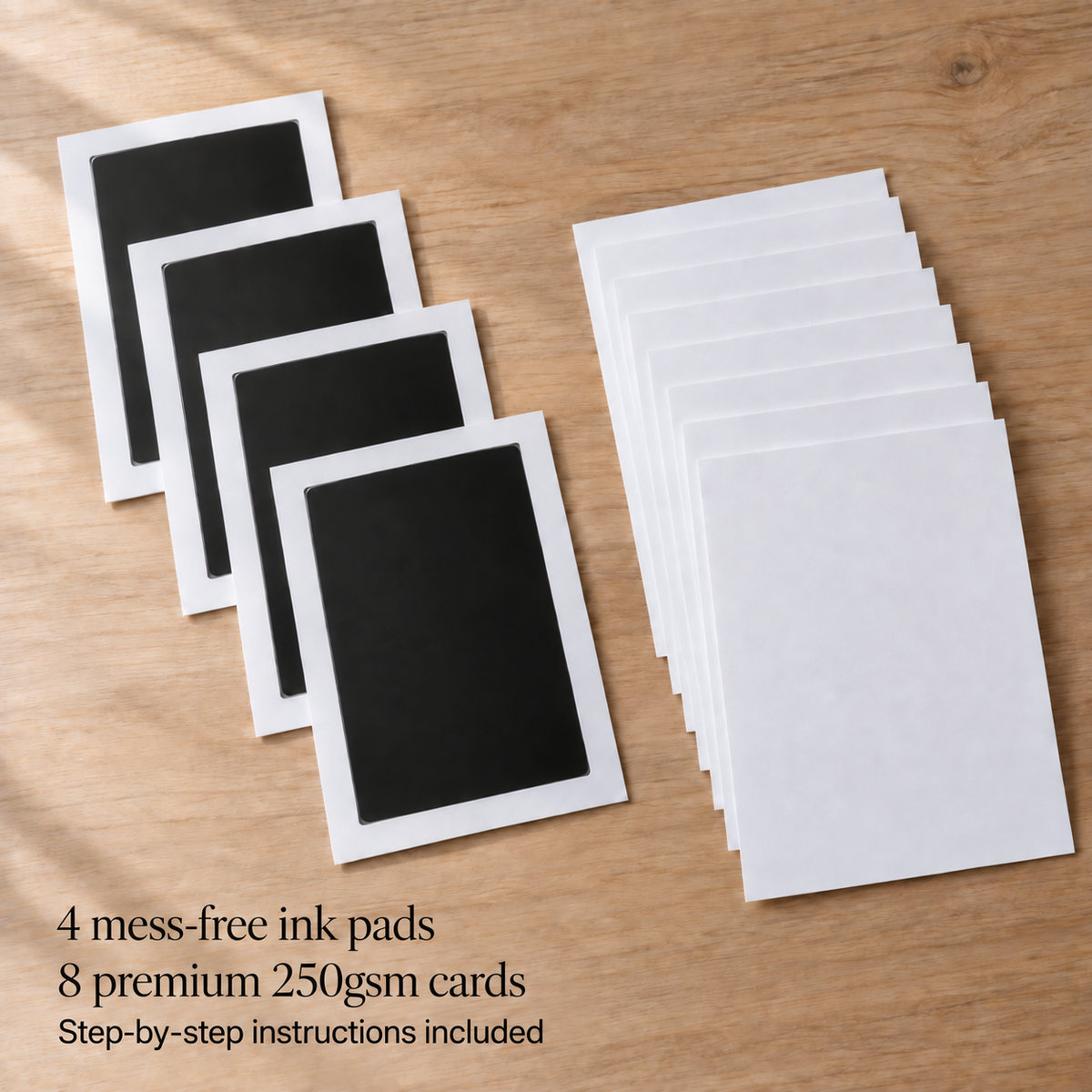 Little Treasures Mess-Free Baby Handprint & Footprint Keepsake Kit