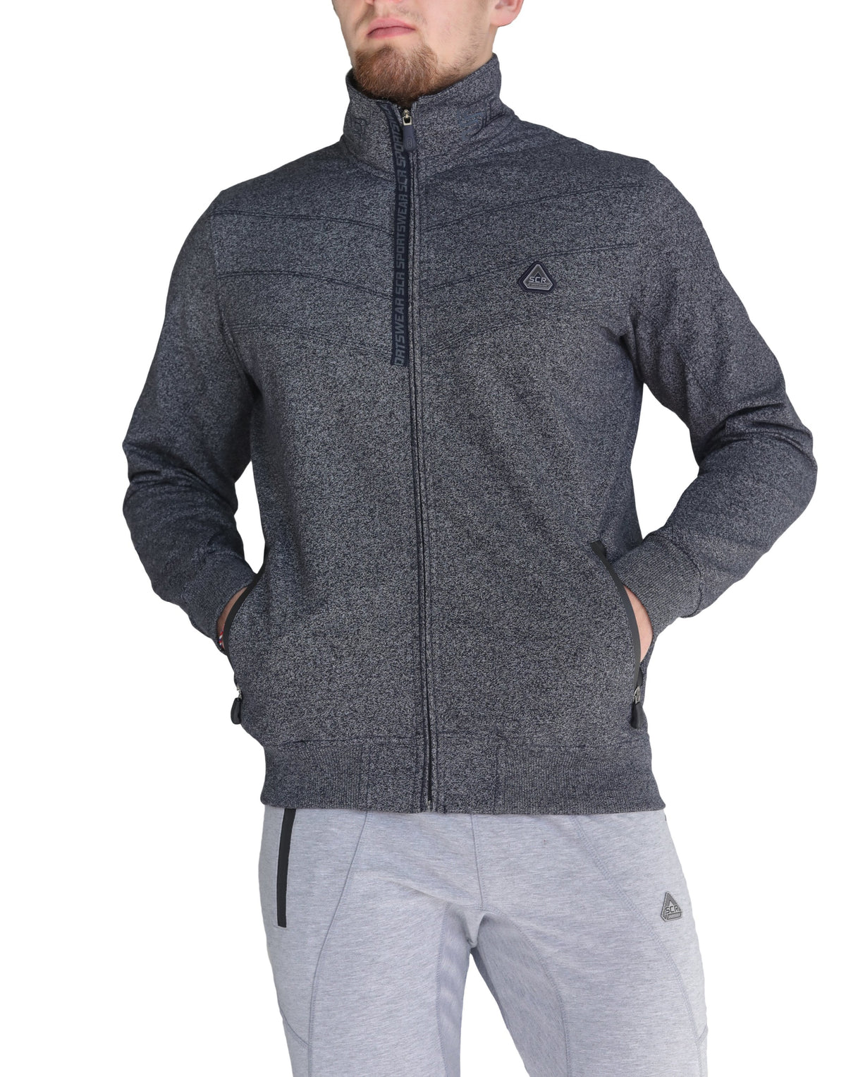 SCR Sportswear Men's All-Day Comfort Full Zip Sweatshirt