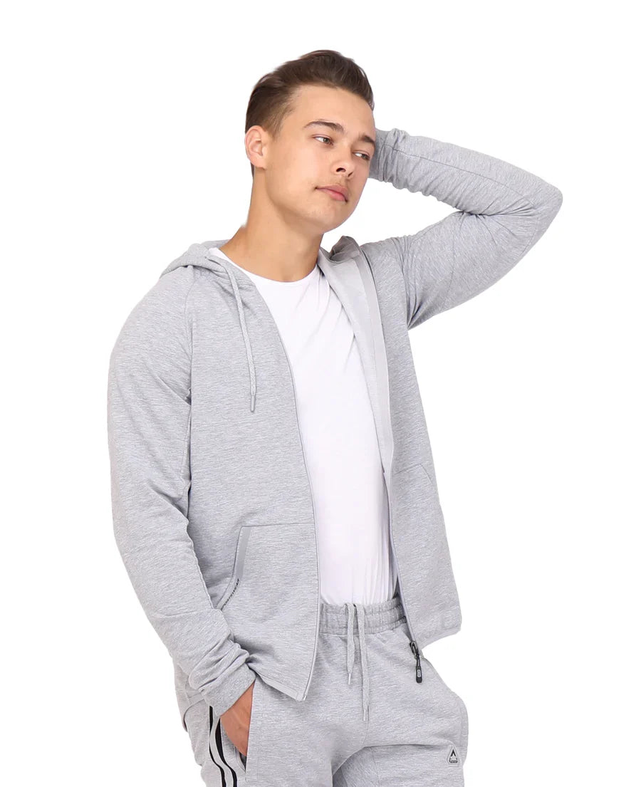 SCR Sportswear Men's All-Day Comfort Full-Zip Hooded Sweatshirt