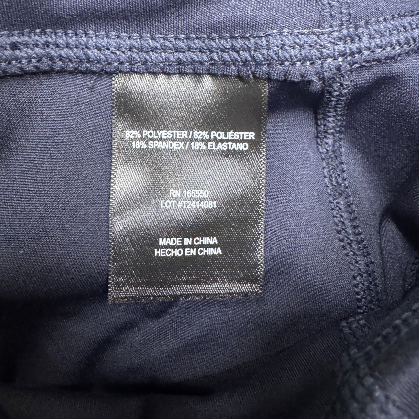 32 Degrees Cool Women Sz XS Soft Active Capri Legging Pants, Night Sky