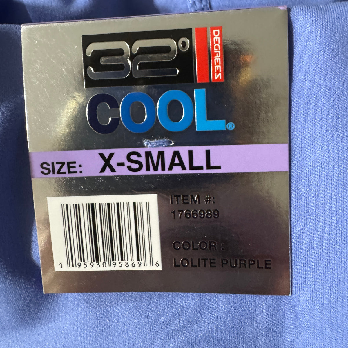 32 Degrees Cool Women Sz XS Soft Active Capri Legging Pants, Lolite Purple