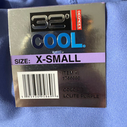 32 Degrees Cool Women Sz XS Soft Active Capri Legging Pants, Lolite Purple