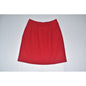 Front view on Kasper Red skirt on a light gray background