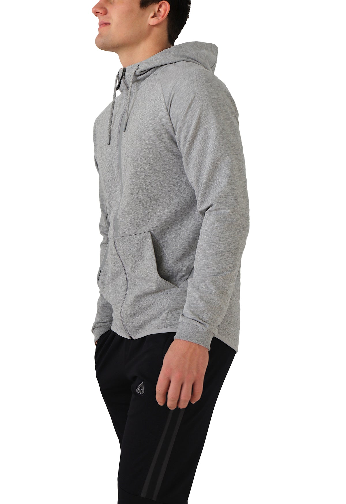 SCR Sportswear Men's All-Day Comfort Full-Zip Hooded Sweatshirt