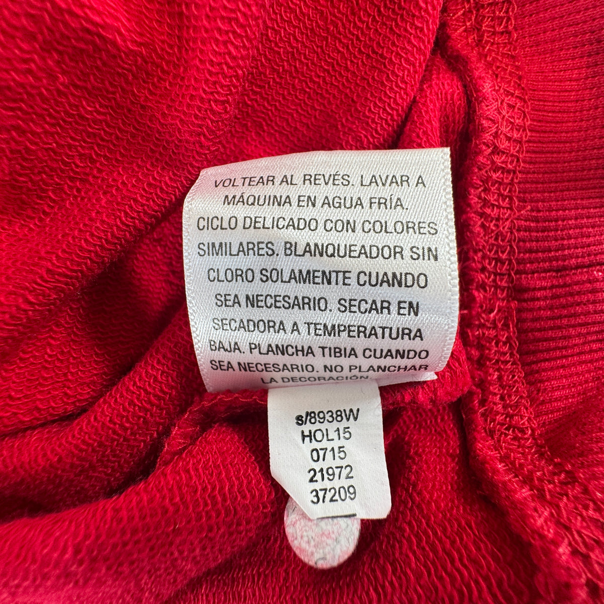 Style & Co Women's Embellished Heart Sweatshirt Red Plus Size 2X