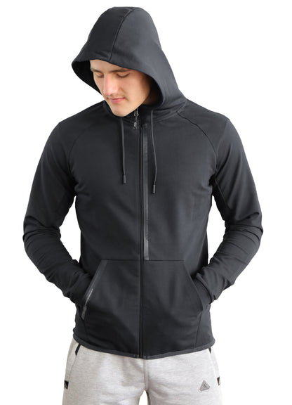 SCR Sportswear Men's All-Day Comfort Full-Zip Hooded Sweatshirt