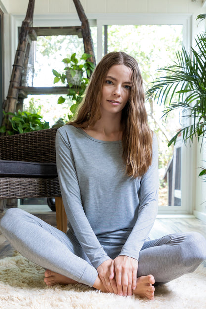 Spun Bamboo Women's Bamboo Long Sleeve Lounge Top