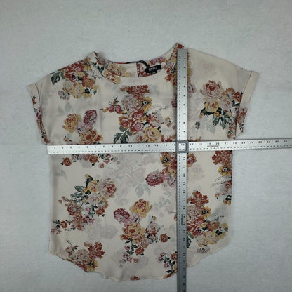 Buffalo David Bitton Women Sz M NWT Blouse Patch Pocket Back Keyhole