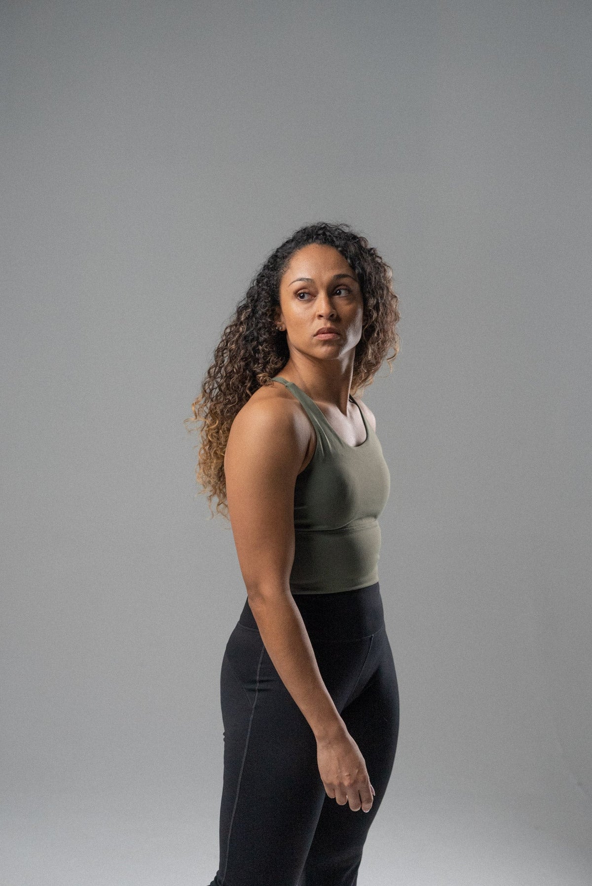 Alyth Active Women's Rebellious Strappy Back Crop Sports Bra