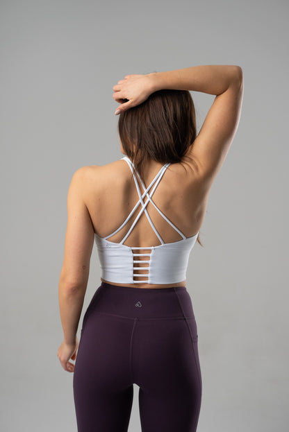 Alyth Active Women's Rebellious Strappy Back Crop Sports Bra