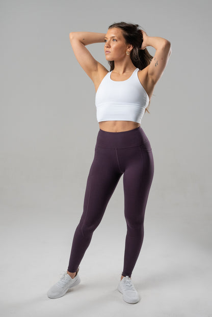 Alyth Active Women's Rebellious Strappy Back Crop Sports Bra