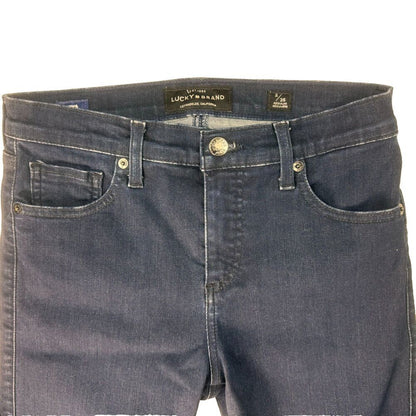 Lucky Brand Ava Skinny Jeans Sz 2/26 Dark Wash Blue Denim
