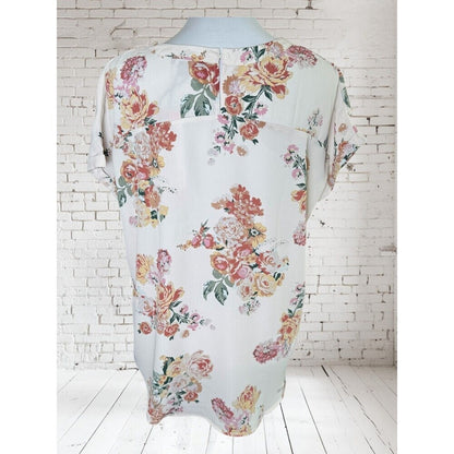 Buffalo David Bitton Women Sz M NWT Blouse Patch Pocket Back Keyhole