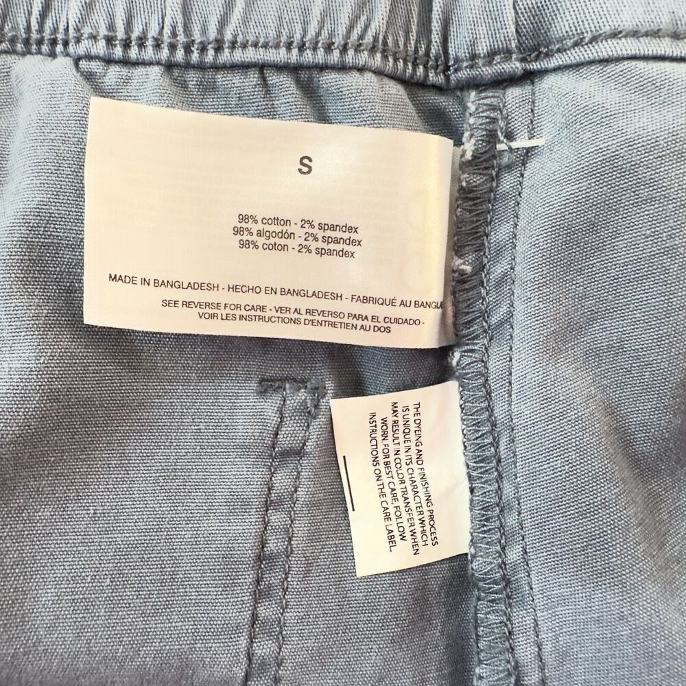 Gloria Vanderbilt Ladies Blue Utility Short Size S Zipper Pockets