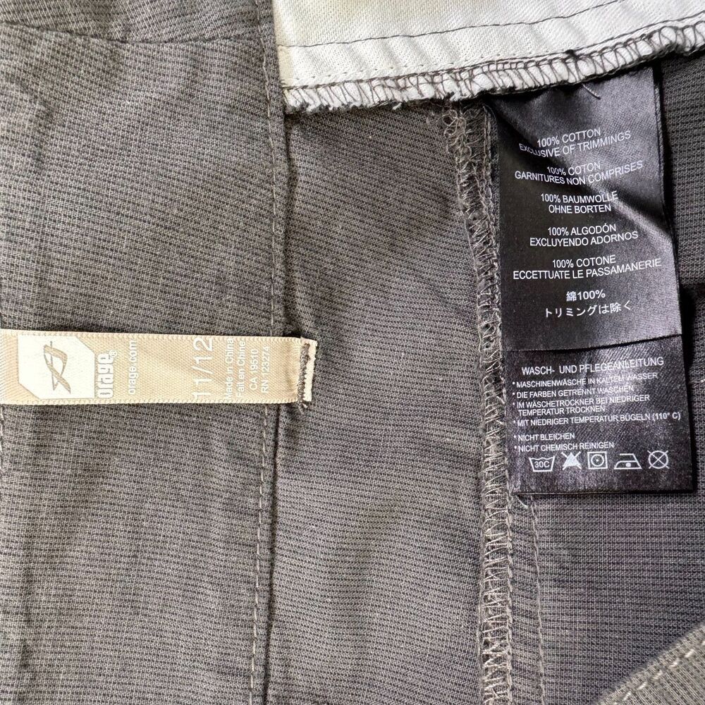 ORAGE Skiwear Casual Cotton Skirt Size 11/12 Dark Gray