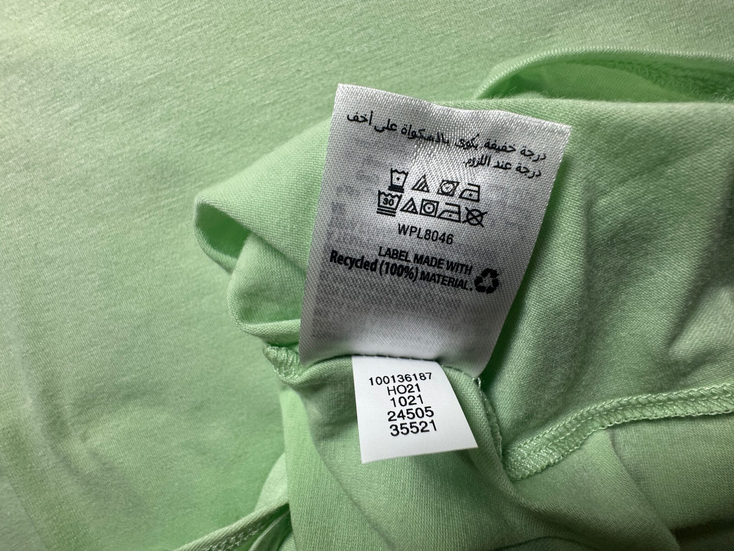 Ideology Women 1X NWT Light Green Knot Front Top Boat Neck 3/4 Sleeve