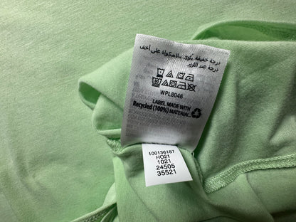 Ideology Women 1X NWT Light Green Knot Front Top Boat Neck 3/4 Sleeve