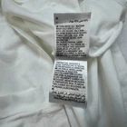 Karen Scott Women Top Sz S White Metallic Beads Tied Short Sleeves Round Neck