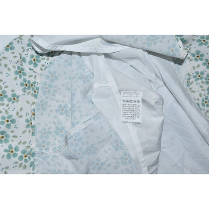 Dazy Skirt Sz L White Above Knee Floral Print Ruffle Hem