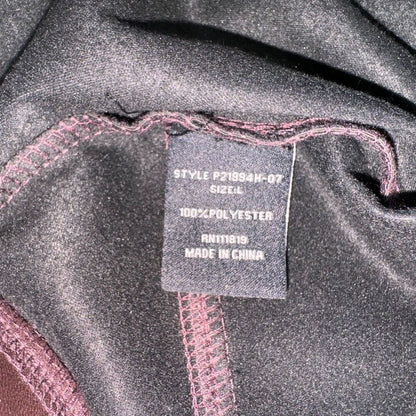 Thread & Others Jeggins Sz L Maroon Faux Leather High Rise Skinny