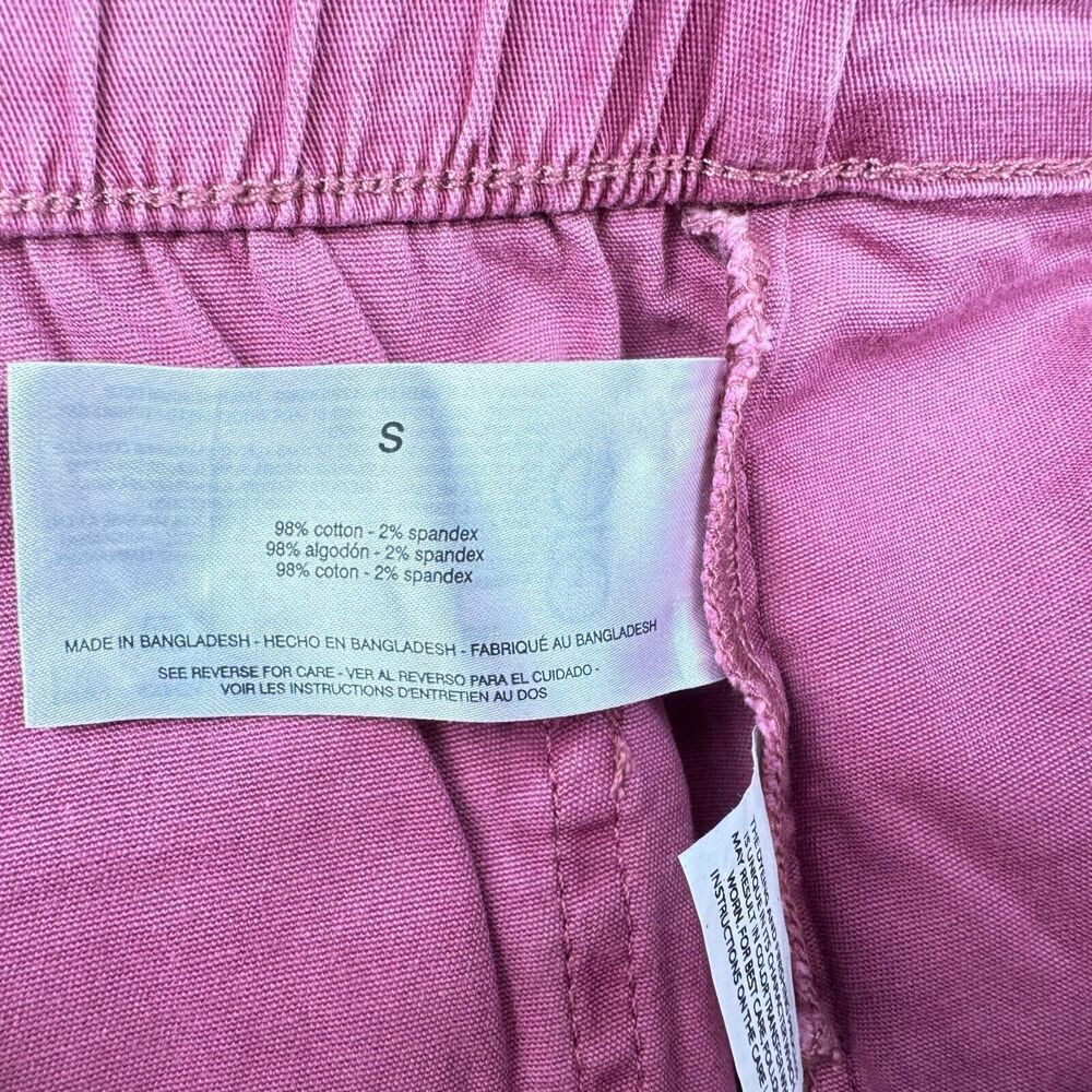 Gloria Vanderbilt Ladies Pink Utility Short Sz S Zipper Pockets