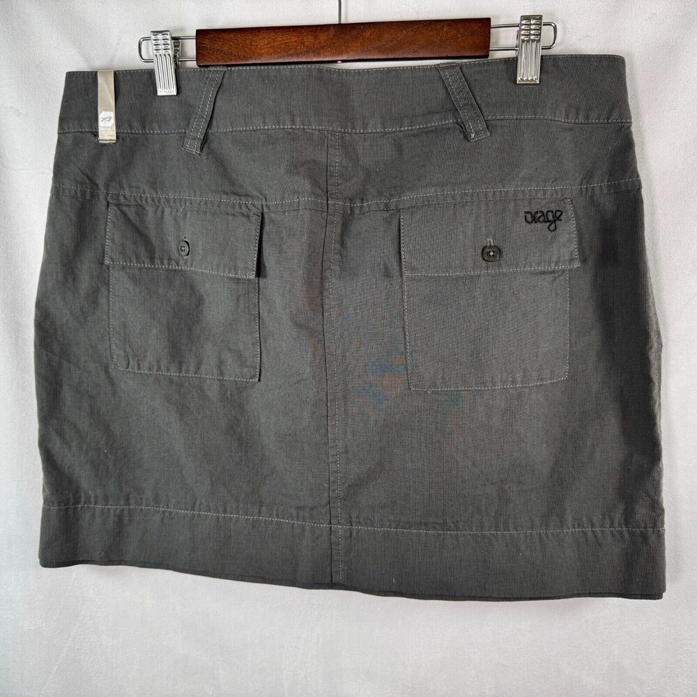 ORAGE Skiwear Casual Cotton Skirt Size 11/12 Dark Gray