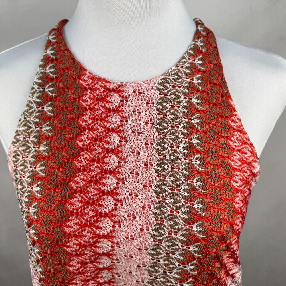 Crave Fame Women Sz S Halter Knit Top Keyhole Back Lined