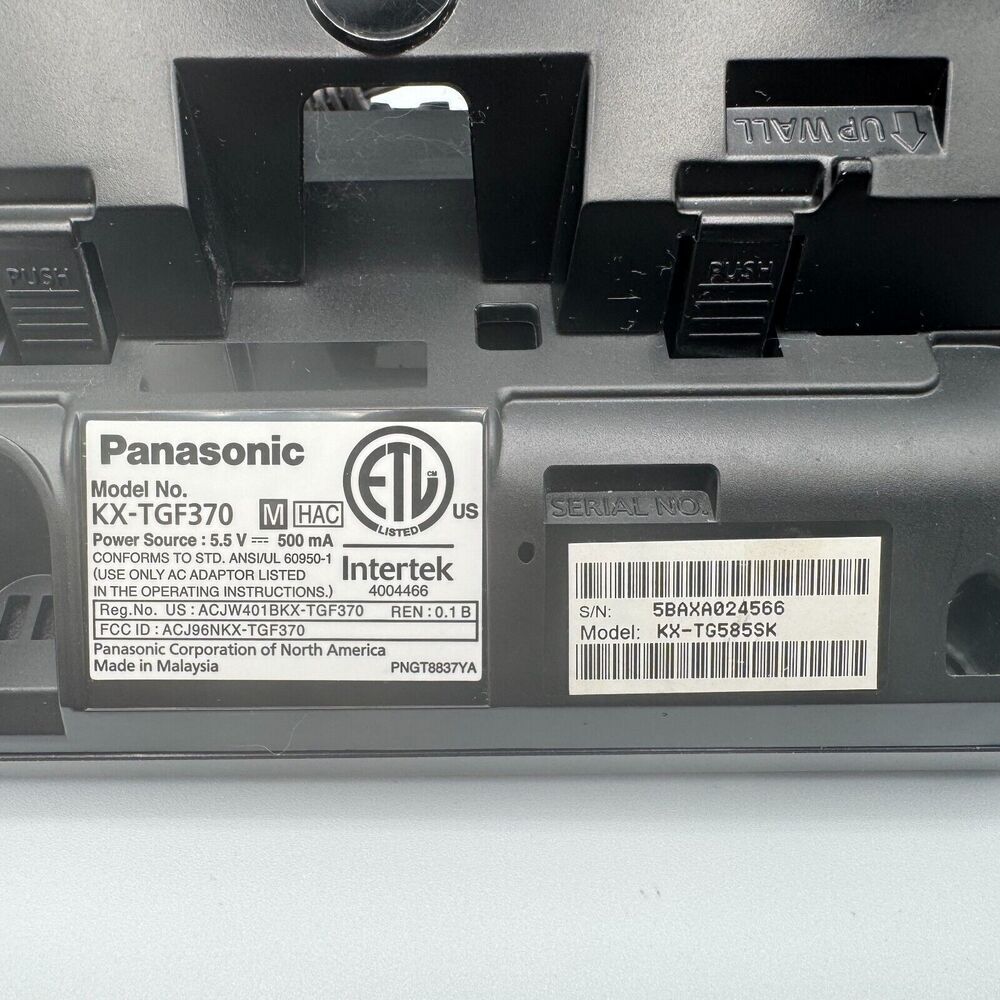 Panasonic KXTGF370M KX-TG585S Landline Telephone Answering Machine Bluetooth