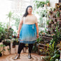 Darn Good Yarn Women's Recycled Sari Wrap Skirt Reversible Boho