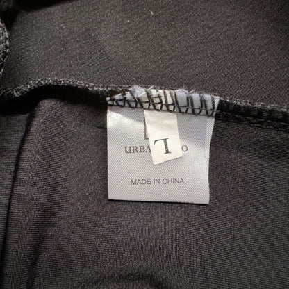 Urban Coco Skirt Sz L Black Circle Elastic waistline