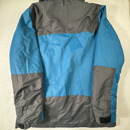 Pulse Snow Jacket Men Sz M Insulated Detachable Hoodie Teal Green-Blue Charcoal