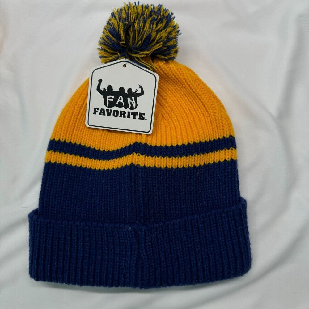 Golden State Warriors Cuffed PomPom Knit Beanie