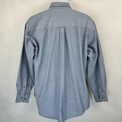 Bill Blass Men Shirt Sz M Long Sleeve Button Up Cotton