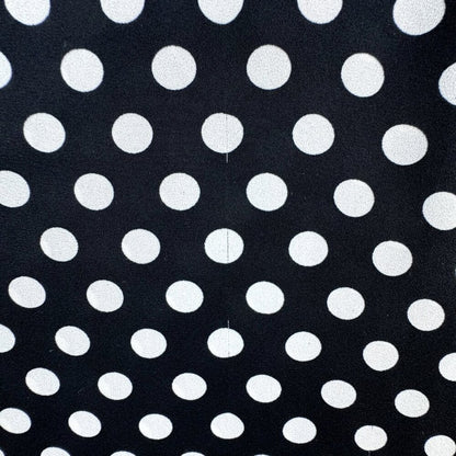 Daniel Rainn DR2 Top Womens Sz Small Black White Polka Dot Cap Sleeve Popover