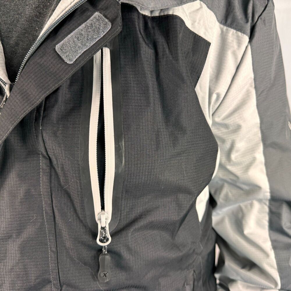 Xersion Snow Jacket Men Sz XL Waterproof Black Charcoal Gray