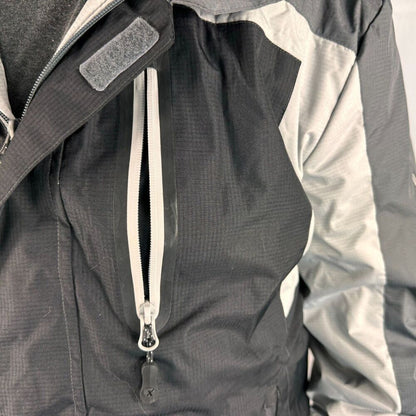 Xersion Snow Jacket Men Sz XL Waterproof Black Charcoal Gray