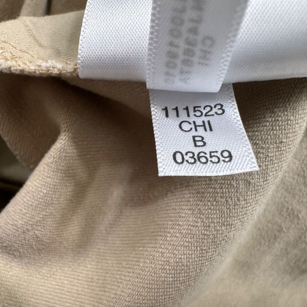Nautica Jeans Ladies Sz XXL Beige Pull-On Stretch Shorts High Rise Chino