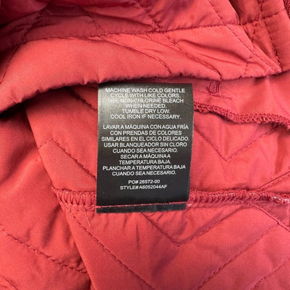 Voyager  Ladies Sz M Red Quilted Jacket Water Resistant Lightweight NWT B2061
