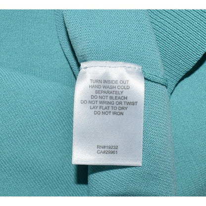 Alfred Dunner Top Sz L Solid Light Green Knit Crew Neck Short Sleeve