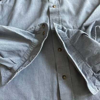 Bill Blass Men Shirt Sz M Long Sleeve Button Up Cotton