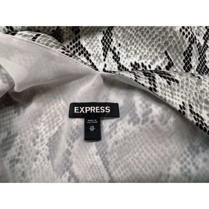 Express Tank Top Sz XS Lined Snakeskin Sleeveless Lightweight Spaghetti strap