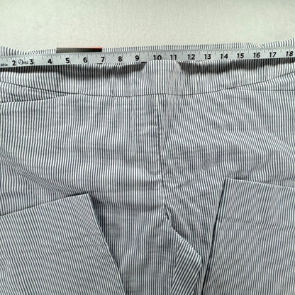 Hilary Radley Ladies Ankle Pant Sz XXL Off White Blue Pull-on