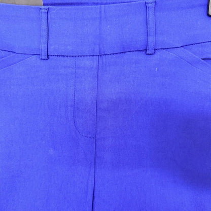 Hilary Radley Women Mid-Rise Sz S Stretch Pull-On Ankle Pant Mazarine Blue