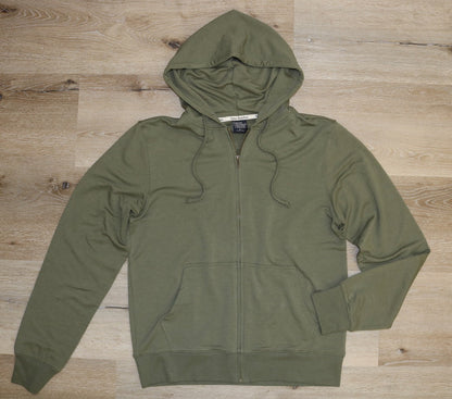 Spun Bamboo Men's Eco-Smart Bamboo Viscose Full-Zip Hoodie