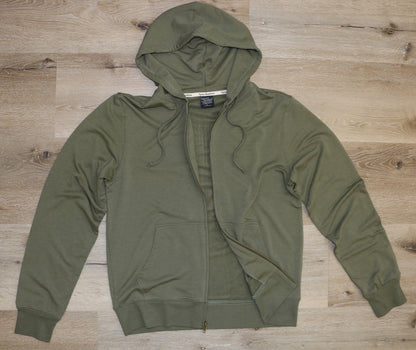 Spun Bamboo Men's Eco-Smart Bamboo Viscose Full-Zip Hoodie