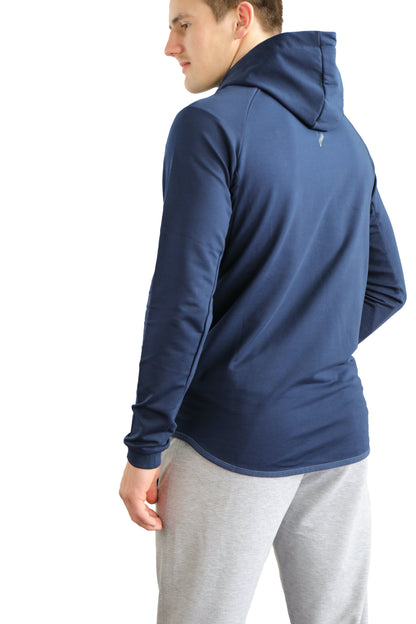SCR Sportswear Men's All-Day Comfort Full-Zip Hooded Sweatshirt