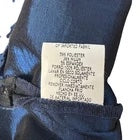 Cache Navy Blue One Shoulder Mermaid Formal Gown Sz 10 Satin Evening Prom Dress